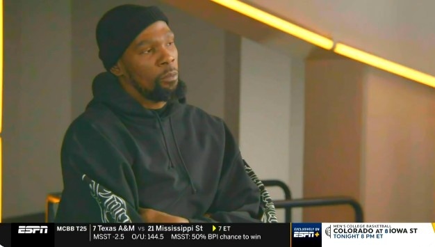 還打多久退役?KD:目前無法預(yù)測終點 可能會發(fā)生也可能不會