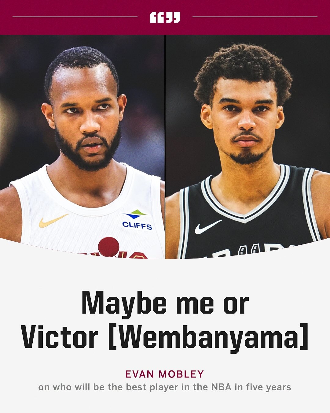 未來5年NBA最好的球員會是誰?莫布里:可能是我或者文班亞馬