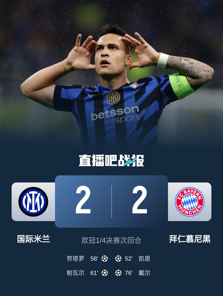 黑色3分鐘!拜仁3分鐘丟2球遭國(guó)米淘汰 去年3分鐘丟2球遭皇馬絕殺